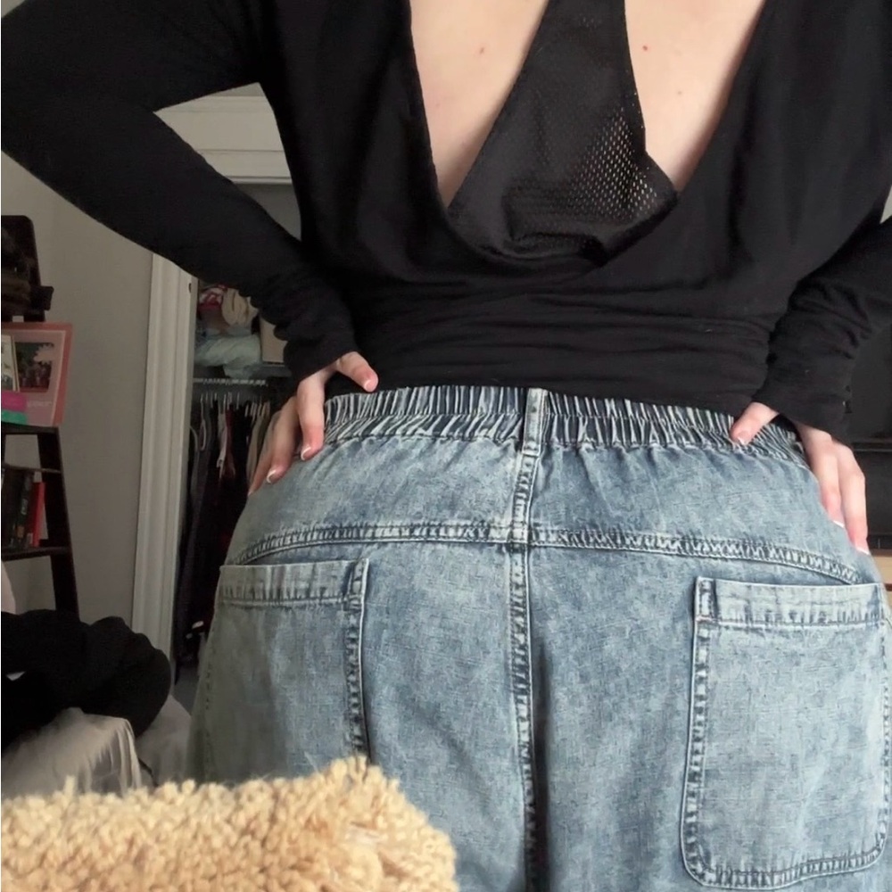 Black Open-Back Top